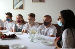 Wizyta Małżonki Prezydenta u rodziny repatriantów